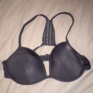 Victoria’s Secret crochet back 36D padded swim top